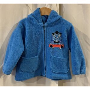 Vintage Thomas the Tank Engine Train Fleece Jacket‎